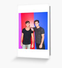 Cool Twins Greeting Card