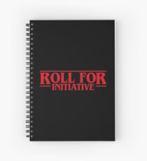 Cuaderno de espiral Extraño rollo para Initiative Things Tabletop RPG Addict