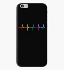 Rainbow Pulse Hearbeat LGBT iPhone Case