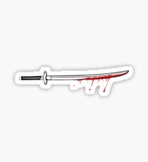 Bloodied Katana / Katana Ensangrentada Sticker