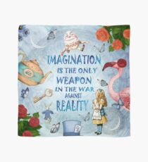 Alice In Wonderland - Imagination Quote Scarf