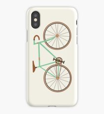 Green Fixie iPhone Case