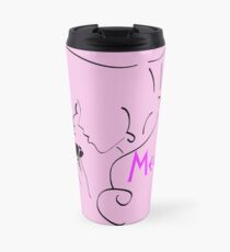 Taza de viaje Esquema de Megara en negro