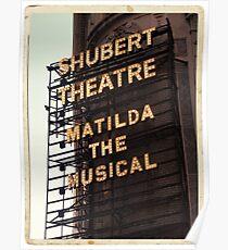 Shubert Theatre, Broadway, NYC- Matilda The Musical - Kodachrome Postcards Poster