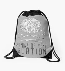 Weapons Of Mass Creation - Knitting Drawstring Bag