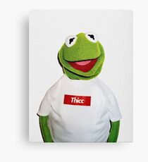 Supreme Kermit Thicc Shirt Canvas Print