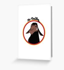 Kuzco KEINE TOUCHY traurige Lama Kaisers neue Groove Kaiser David Spaten zurück aus keine Note lustiges Geschenk Grußkarte