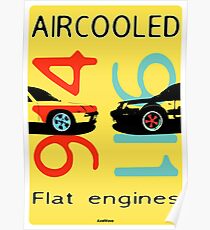 Aircooled flat engines 5 Poster