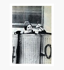 Carrie Fisher In A Bin Photographic Print
