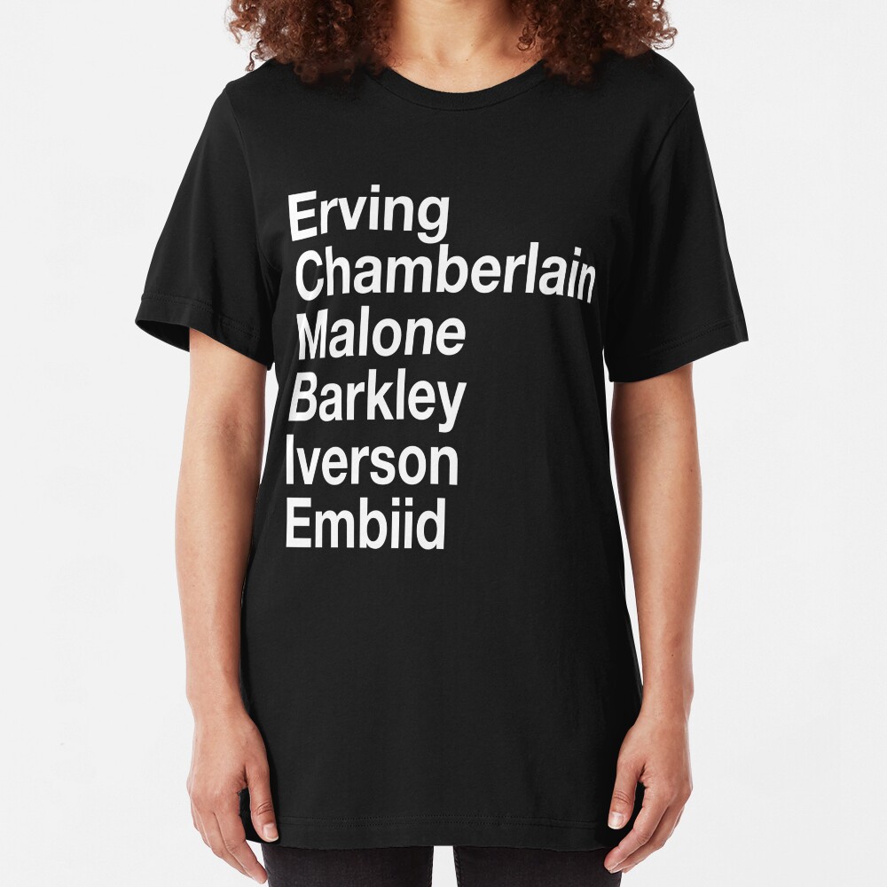 Joel Embiid & Sixers Legends Slim Fit T-Shirt