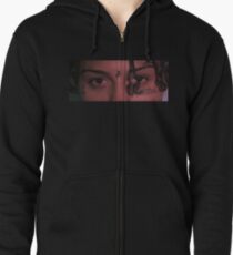 LIL SKIES HIQH QUALITY RENDER / CLOSE UP PHOTO / PICTURE OF LIL SKIES EYES / FACE Zipped Hoodie