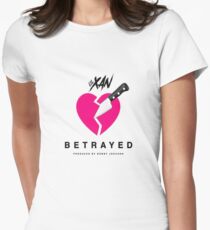 LIL XAN BETRAYED OFFICIAL COVER HIGH QUALITY RENDER Women's Fitted T-Shirt