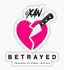 LIL XAN BETRAYED OFFICIAL COVER HIGH QUALITY RENDER Sticker