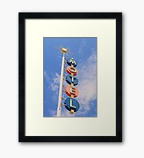Vintage Motel Framed Print