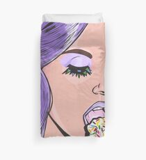 Ice Cream Girl Duvet Cover
