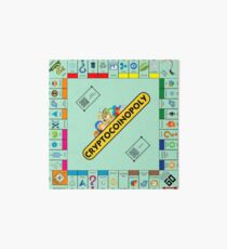 BitCoin - Cryptocoinopoly Art Board