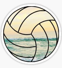 Beach Volleyball Sticker