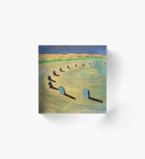 Merry Maidens Stone Circle, Cornwall. Acrylic Block