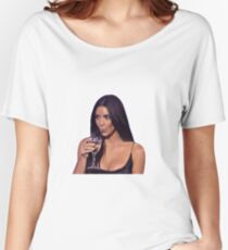 kim kardashian Women's Relaxed Fit T-Shirt