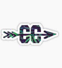 Cross Country Logo - Leaf Sticker