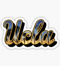 UCLA Logo Palm Trees Sticker