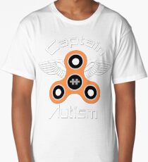 Captain autism saves the day - autism awareness Long T-Shirt