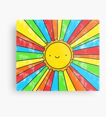 Radiate Positivity Metal Print