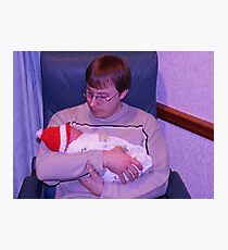 Father and Son Photographic Print