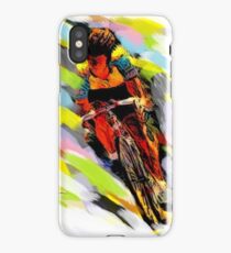 Cyclist iPhone Case