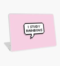 I study rainbows Laptop Skin