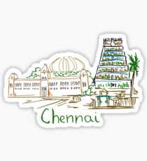 Chennai Madras Panorama Sticker
