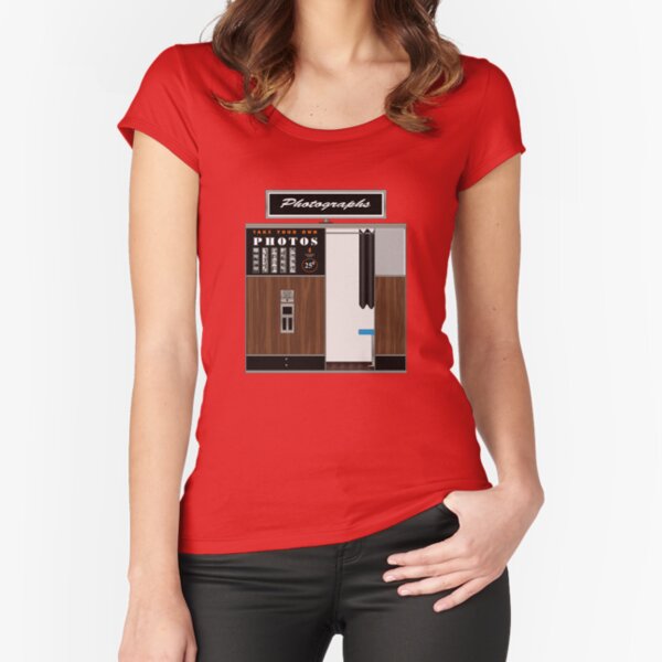 1970'S Photobooth Fitted Scoop T-Shirt