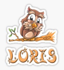 Loris Owl Sticker