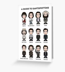 A Guide To Santispotting Greeting Card