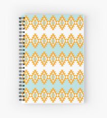 Cuaderno de espiral Naranja y turquesa