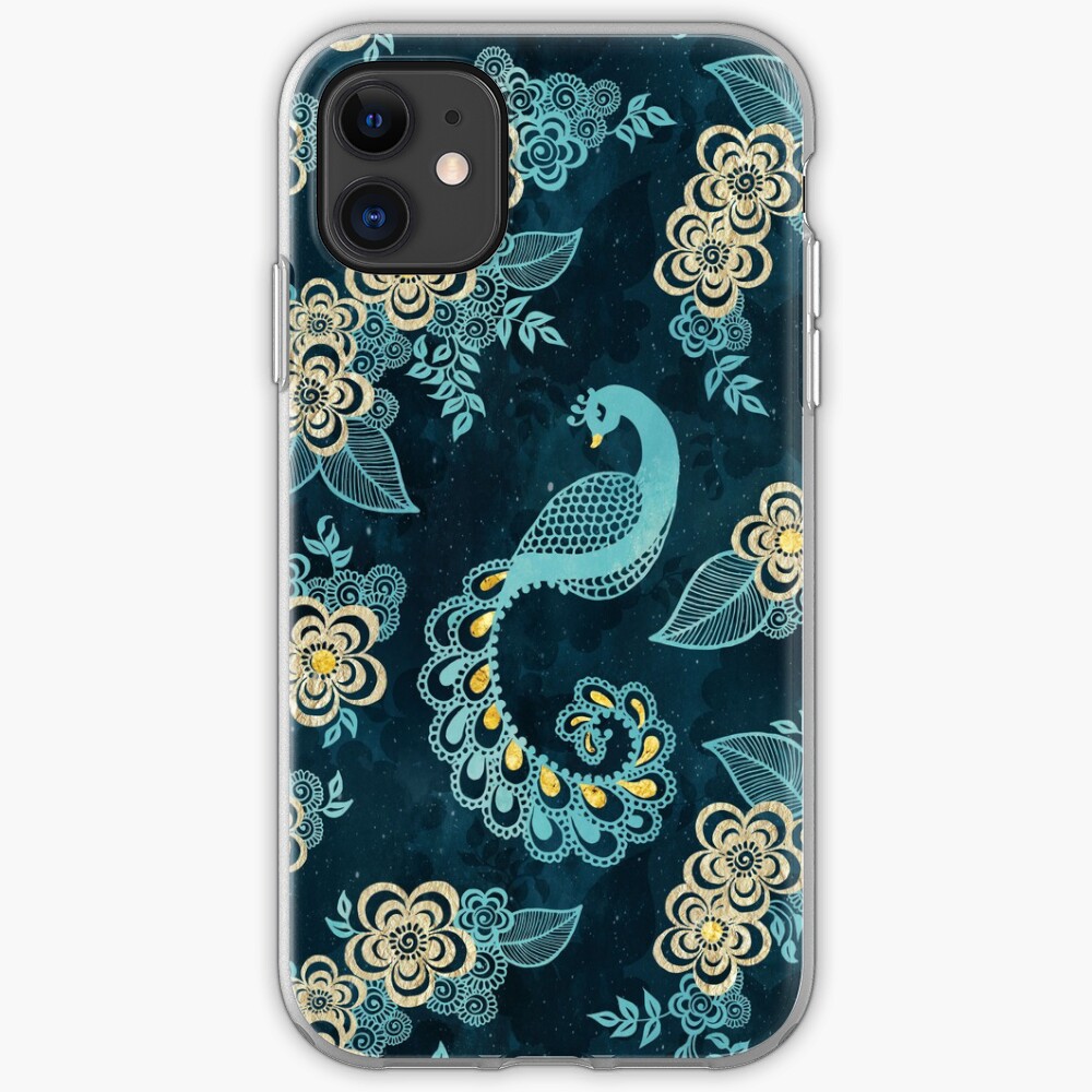 Henna Tattoo Peacock iPhone Case & Cover