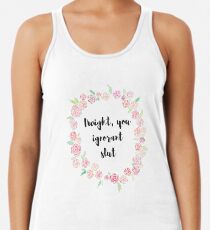 Dwight, du ignorante Schlampe! Racerback Tank Top