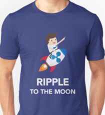 Ripple Coin To The Moon Unisex T-Shirt