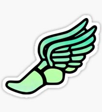 Track Shoe - Green Blue Sticker
