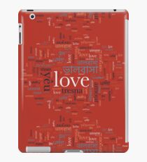The language of love iPad Case/Skin