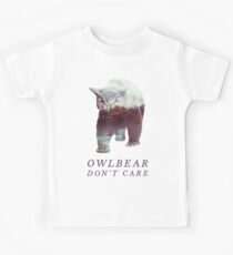 Owlbear Don't Care Kids Tee