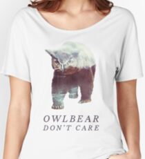 Owlbear Don't Care Women's Relaxed Fit T-Shirt