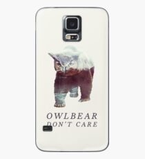 Funda/vinilo para Samsung Galaxy Owlbear no importa