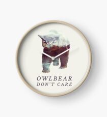 Owlbear Don't Care Clock