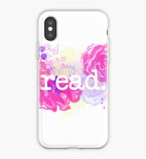 Vinilo o funda para iPhone Leer con flores