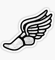 Bahnschuh - Weißer Marmor Sticker