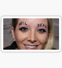 Jenna Marbles - hell yEAH Sticker