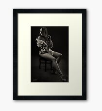 Shadows Muse Framed Print