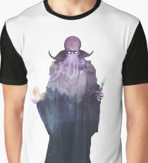 Mind Flayer (Illithid) Dnd /D&D / Dungeons and Dragons Double Exposure Modern Art Graphic T-Shirt