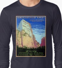 Vintage Zion National Park Travel Long Sleeve T-Shirt